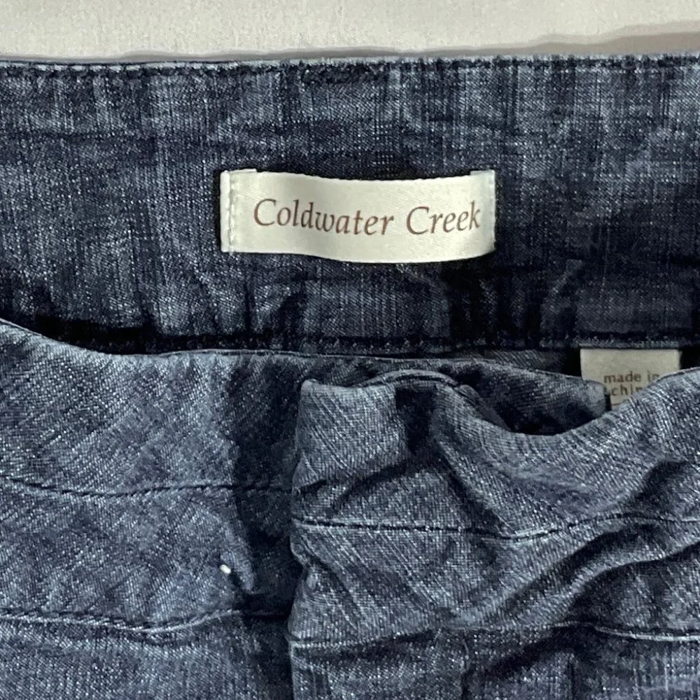 Coldwater Creek Size 6 Trouser Style Denim Jeans Womens